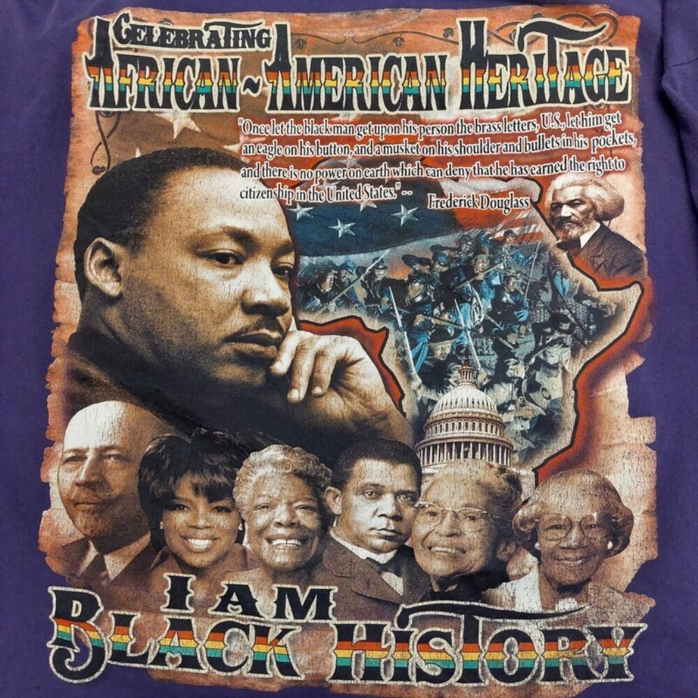 Black History Mens 2XL African American Heritage T Gildan Shirt Short Sleeve Tee - Picture 6 of 8